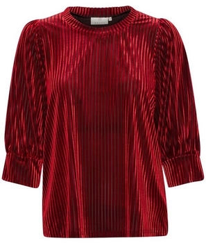 Kaffe KAcaca Langarmbluse haute red