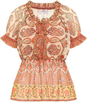 Usha Blusenshirt mit Paisley-Muster mischfarben