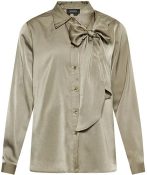 Usha Klassische Bluse oliv