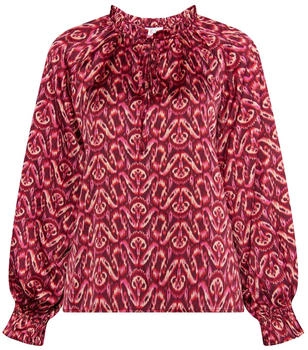 IZIA Schlupfbluse mit Rüschen mischfarben/pink
