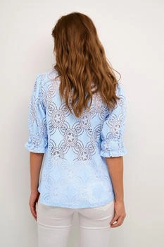 Culture Olu Bluse Hemd Loose Fit cashmere blue