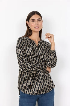 Soyaconcept Varla Regular Fit Bluse aus Viskose (41512) schwarz