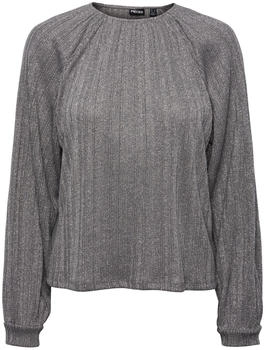 Pieces Dalilah Bluse Loose Fit grau/silber