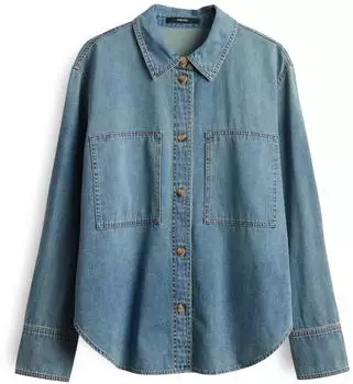 someday. Zutie Slim Jeanshemd blau