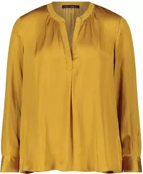 Betty Barclay Satin-Bluse langarm gold