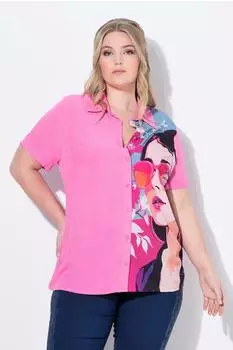 Mia Moda A-Linie Bluse (841068) flamingo