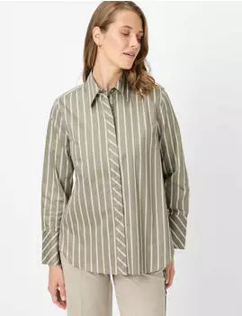 BRAX Damen Hemd Style VIKI faded khaki Grün Khaki grün khaki Gr. (940003_94123300_37)