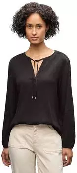Street One Frauen Strukturtunika mit Tape in Braun Gr: (A34605416866)