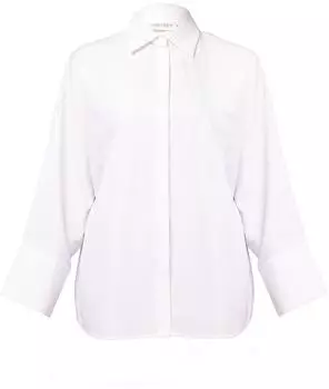 Suri Frey Oversized Bluse mit Fledermausärmeln weiß