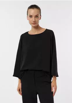 Comma Shirtbluse mit weiten Ärmeln (2179278) schwarz