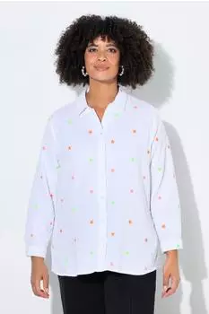 Angel of Style Musselin Bluse oversized (72075005) schneeweiß