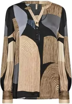 Soyaconcept SC-Nadika 1 Blusentop beige/navy/oliv