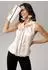 Laura Scott Blusentop mit Stehkragen, lockere Passform beige/champagner
