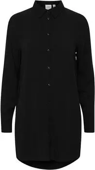 ICHI IHMAIN Langarmbluse relaxed fit black
