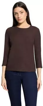 Betty Barclay Basic Shirt mit Rundhalsausschnitt light maroon/braun