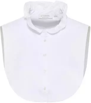Eterna Einsteckkragen Bluse Regular Fit Easy Iron (5585-00-A361) weiß