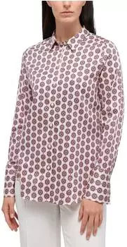 Eterna Loose Fit Shirtbluse rot/pink/creme/rosa