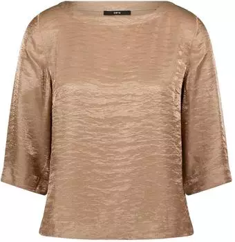 Zero Klassische Bluse mit Knittereffekt