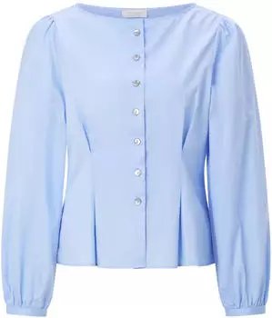 Rich & Royal NOS SC Tailored B Langarmbluse skyway blau