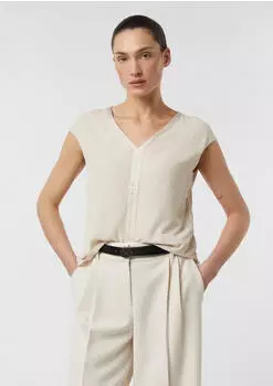 Comma T-Shirt Beige (2176808.8102)