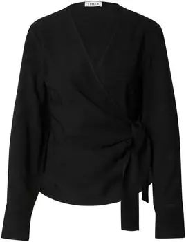 EDITED Rose Bluse Wickel-Design schwarz