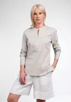 Eterna Fitted Easy Iron Langbluse bügelleicht grün