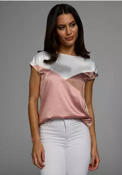 Laura Scott Bluse Oversized (70035307) ecru/rosa/taupe