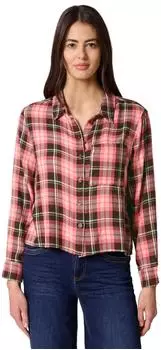 Street One Karierte Hemdbluse (A34631837261) pink