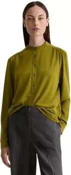 Marc O'Polo Klassische Bluse mit U-Boot-Ausschnitt deep pea