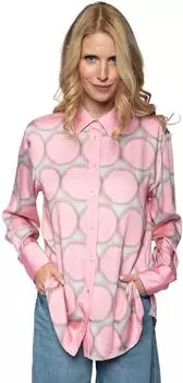 Emily van den Bergh Bluse mit Maxi Dot Print (8619-154408) mehrfarbig