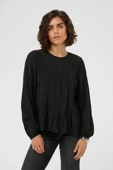Kaffe KAAria Langarm-Bluse Regular fit (10511704) schwarz