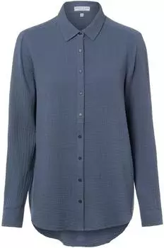 Marie Lund Hemdbluse blau