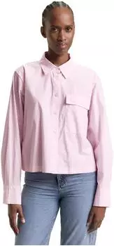 Tom Tailor Denim Loose Fit Basic Hemdbluse (1050270) soft mauve white stripe