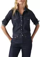 Levi's 16786-0101-XS, Levi's Iconic Western Long Sleeve Shirt Blau XS Frau...
