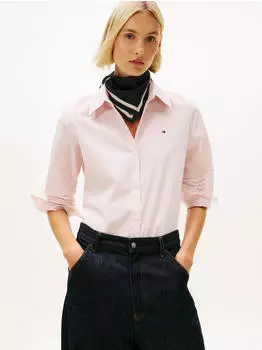 Tommy Hilfiger ESS Poplin Regular L/S Shirt (20591754) classic ithaca stp pink