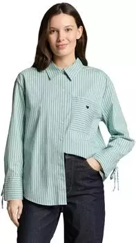 Tom Tailor Gestreifte Hemdbluse (1049800) blue haze irregular stripe