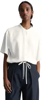 Marc O'Polo Crop-Bluse Relaxed (5000008150) silky white