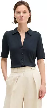 Marc O'Polo Kurzarm-Jerseybluse (5000013317) marine