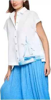 Marc Cain Bluse little boy blue