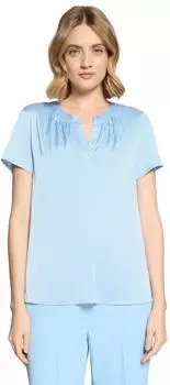 Betty Barclay Satin-Bluse langarm powder blue
