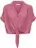 Only ONLPAULA LIFE S/S TIE SHIRT WVN NOOS (15281497) heather rose