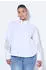 Studio Untold Jeanshemd oversized Heart-Stickerei weiß