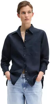 Marc O'Polo Leinenbluse Regular (50177801) deep night blau