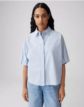 Opus Fiora Loose Crinkle-Look hellblau