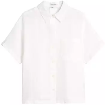 Marc O'Polo Leinenbluse Relaxed (M04113541019) weiß