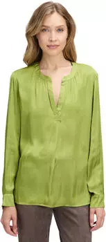 Betty Barclay Satin-Bluse langarm (25398363) fresh moss