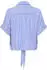 Only ONLPAULA LIFE S/S TIE SHIRT WVN NOOS (15281497) indigo/weiß