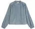 Marc O'Polo Langarmbluse aus Baumwoll-Satin Loose Fit (5000010423) azur