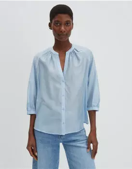 someday. Zadia Bluse hellblau