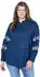 Studio Untold Jeanshemd oversized Heart-Stickerei dunkelblau